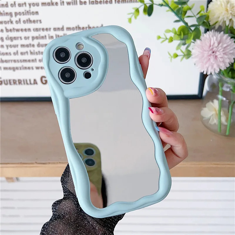 Candy Mirror Phone Case For iphone 15 pro max 14pro 13 12 11 XS max XR 7 8 plus Soft Silicone Jelly Cover for iphone 14promax 