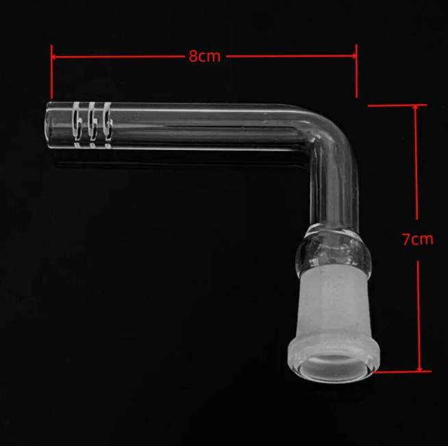 Difusores de vidro downstem acessórios para fumar 14mm fêmea 90 ° dobra adaptador de haste masculina fêmea de alto perfil para tubo de bongo de vidro