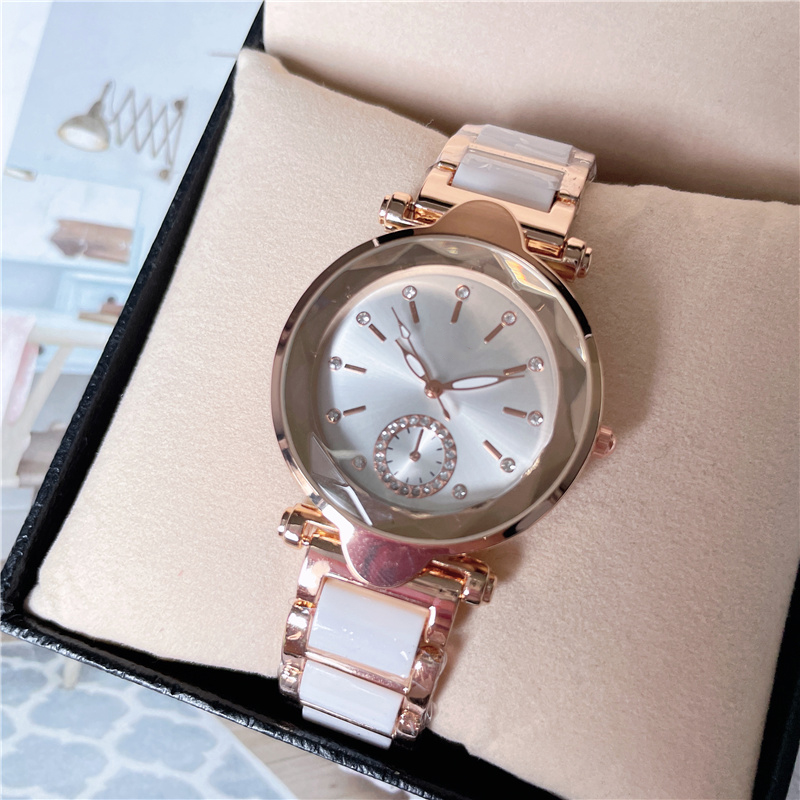 Fashion Full Brand Wrist Watches Women Girl Diamond Diam