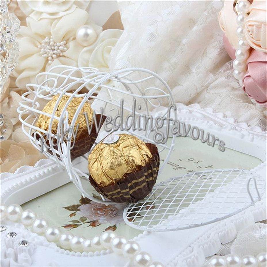 Żelazny dzwonek Candy Pudełka ślubne Favors Boxes Bridal Shower Birthday Party Favors Stavers Favors Decor Table Decor I261r