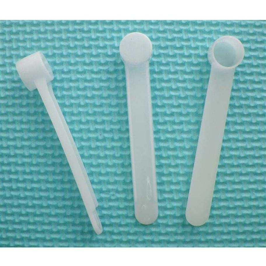 Whole 1g 2ML Plastic Scoop Measuring Tool 1 gram PP Spoon for Liquid medical milk powder - OP1012A306C