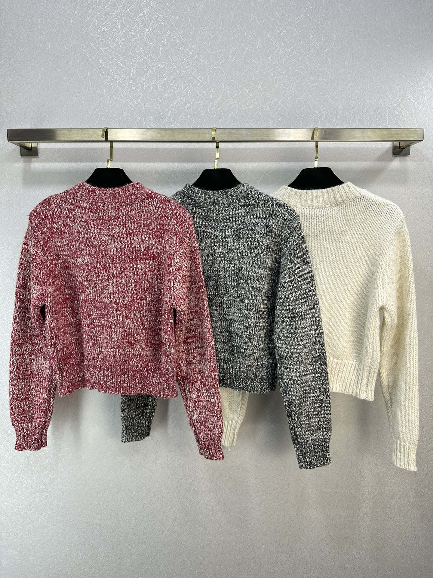 1201 L 2024 Runway Autumn Brand SAme Style Sweater Long Sleeve Crew Neck Womens Clothes High Quality Womens weilanY238