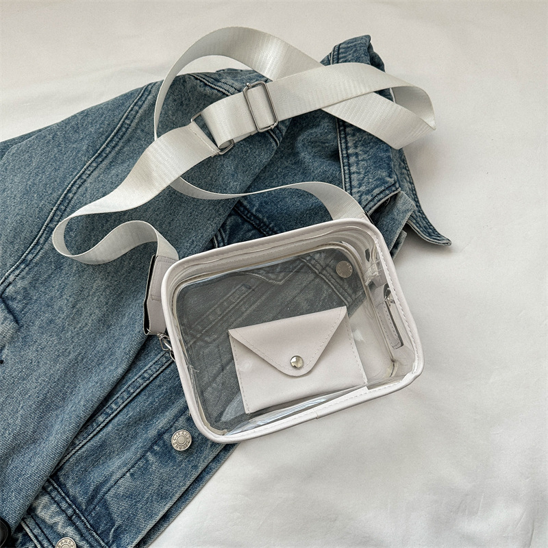 Fritid estetisk axelväska liten väska nisch design mode trend enkel messenger väska våren 2023 ny ccj3091