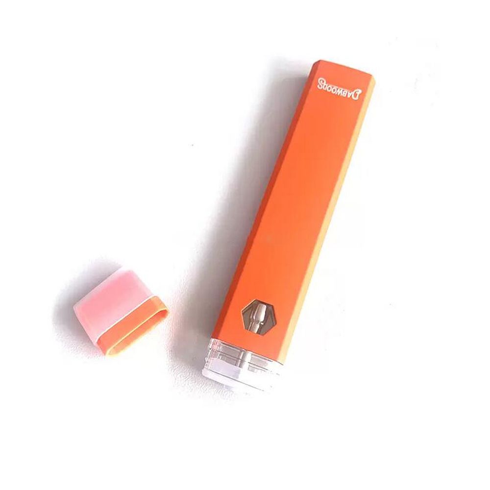 Dabwoods Rechargeable stylos 280mAh Batterie Disposable Dispositif de stylo 1,0 ml Pods vides pour l'huile épaisse avec boîte d'emballage