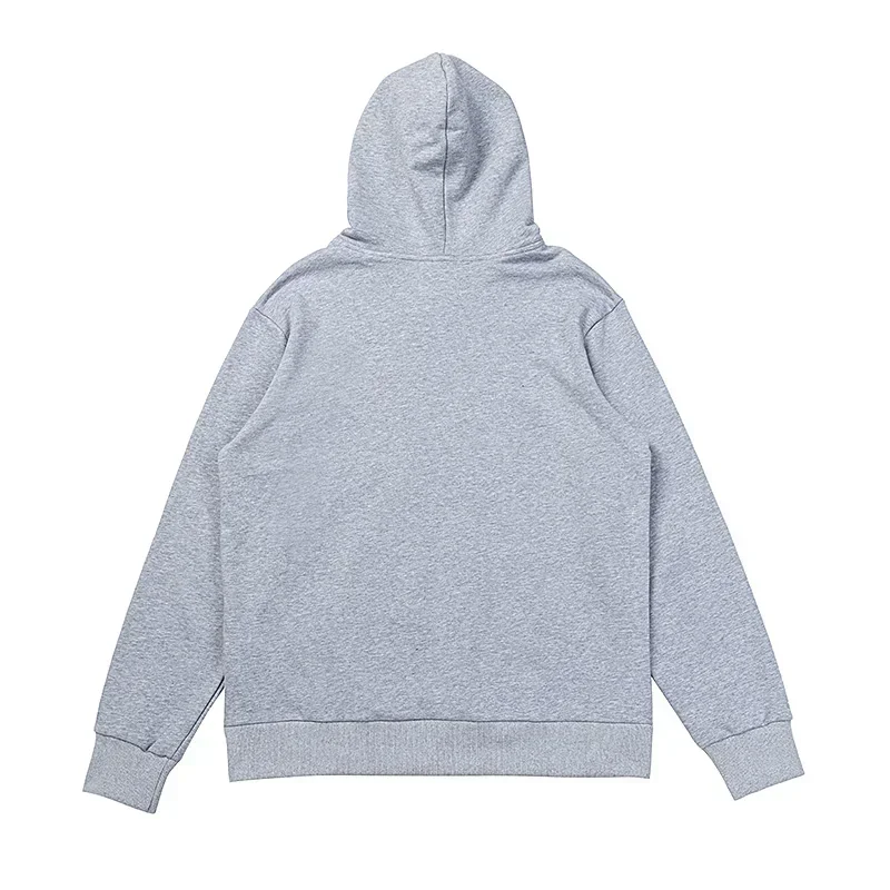 Men Women High Quality Grey Black Hoodie Hooded Cotton Printing Pullovers 24ss