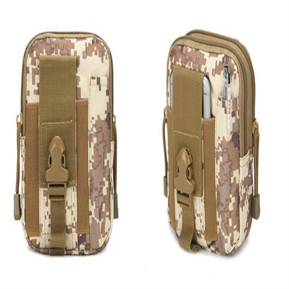 Portador de ferramentas poli multiuso EDC bolsa bolsa de camuflagem de nylon militar utilidade de nylon utilidade tática Campo de pacote de camping 288h