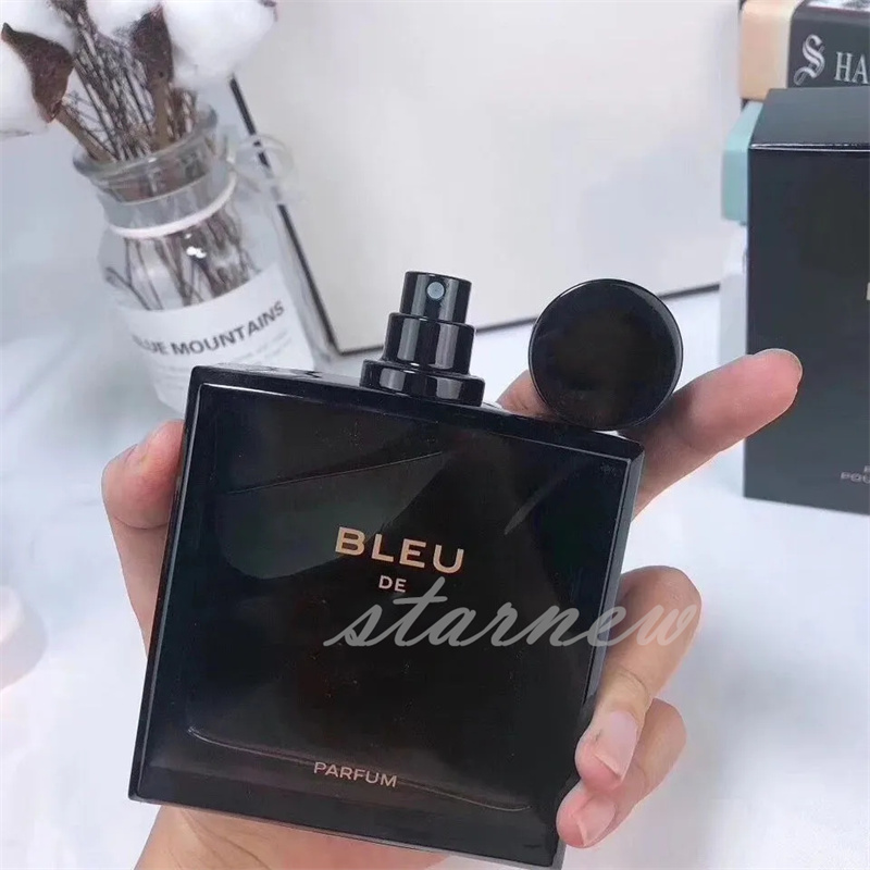 Najnowsza wysokiej jakości marka Bleu de perfume 100 ml perfumy perfumy spray dobry zapach długotrwały dezodorant niebieski spray koloński szybka łódź