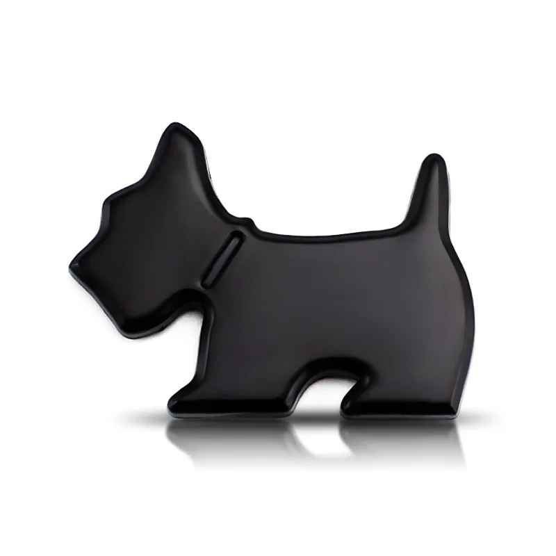 Black 6/10 / 12inch Car autocollant de voiture personnalisée mignon pour animaux de compagnie pour animaux