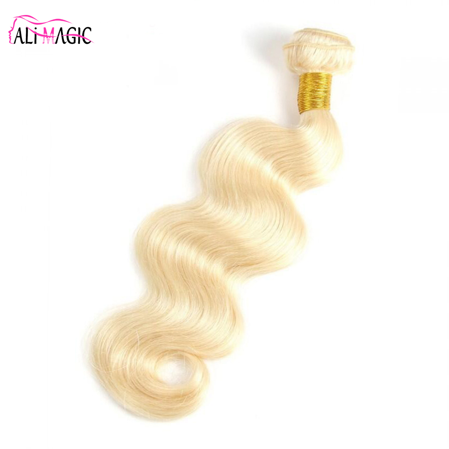 Indian Body Wave Hair #613 Blonde Haarverlängerungen 100 natürliches menschliches Haar VIP MADED 22 