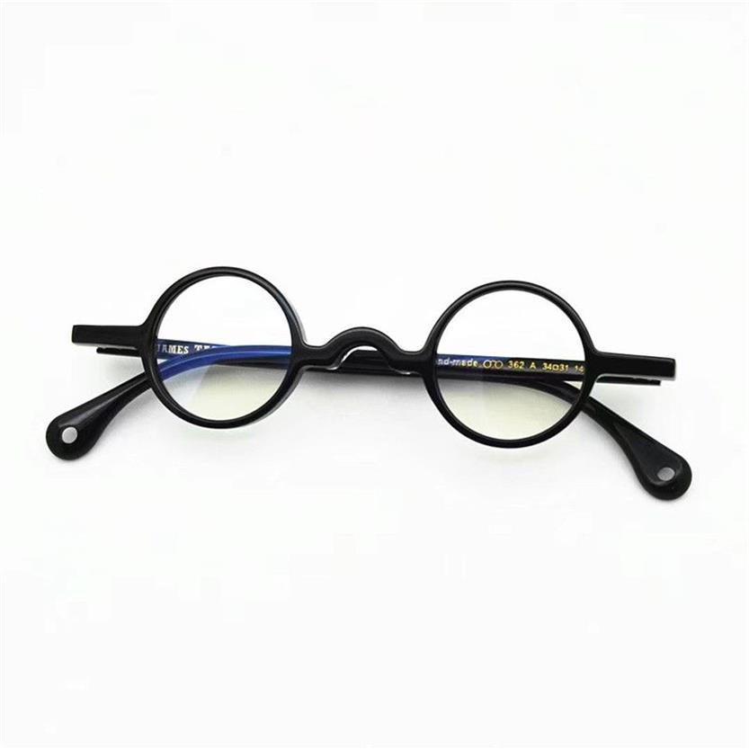 James Tart 362 Optiska glasögon för unisex retro stil anti-blue ljuslinsplatta runt full ram med box289z