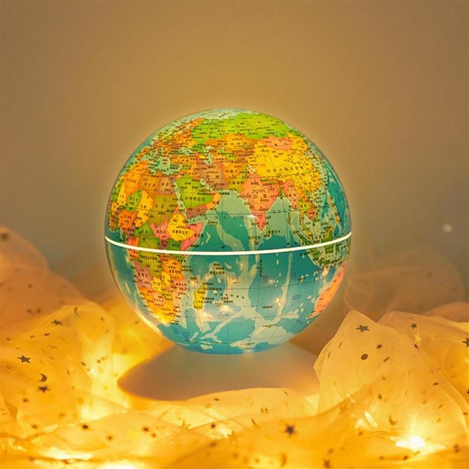 Nattljus Globe Projector Lamp Children Science Props Cool Starry Sky Projection Light Decoration For Bedroom Användbara gåvor Kid2003