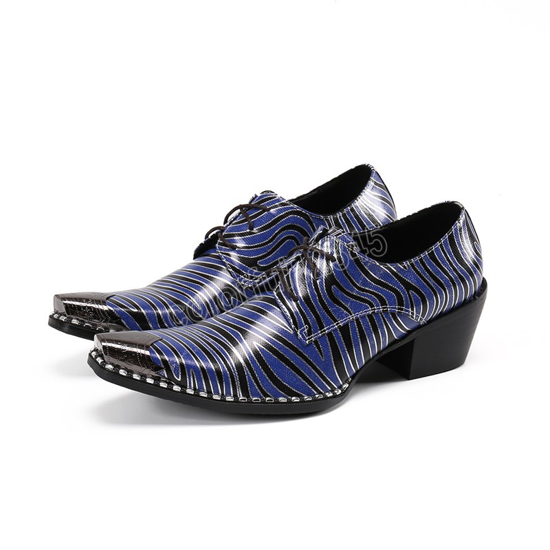 Metalowe palce czarne białe buty skórzane męskie buty robocze biuro koronkowe buty dla mężczyzn Elegent Man Social Shut
