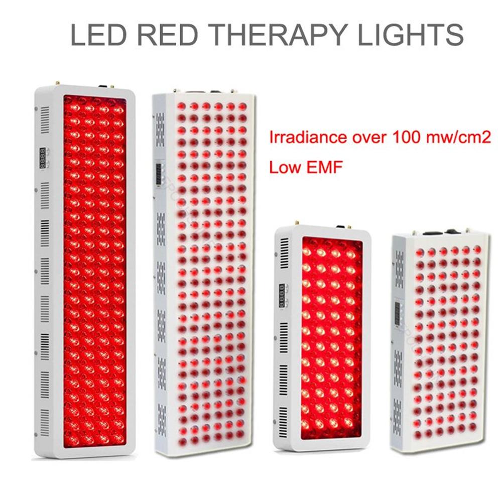 Hela RLT IFR -panelen röd LED -ljusterapianordning full kropp hud smärtlindring djupt 660 nm nära infraröd 850 nm 300w 500w 1000w wit276n