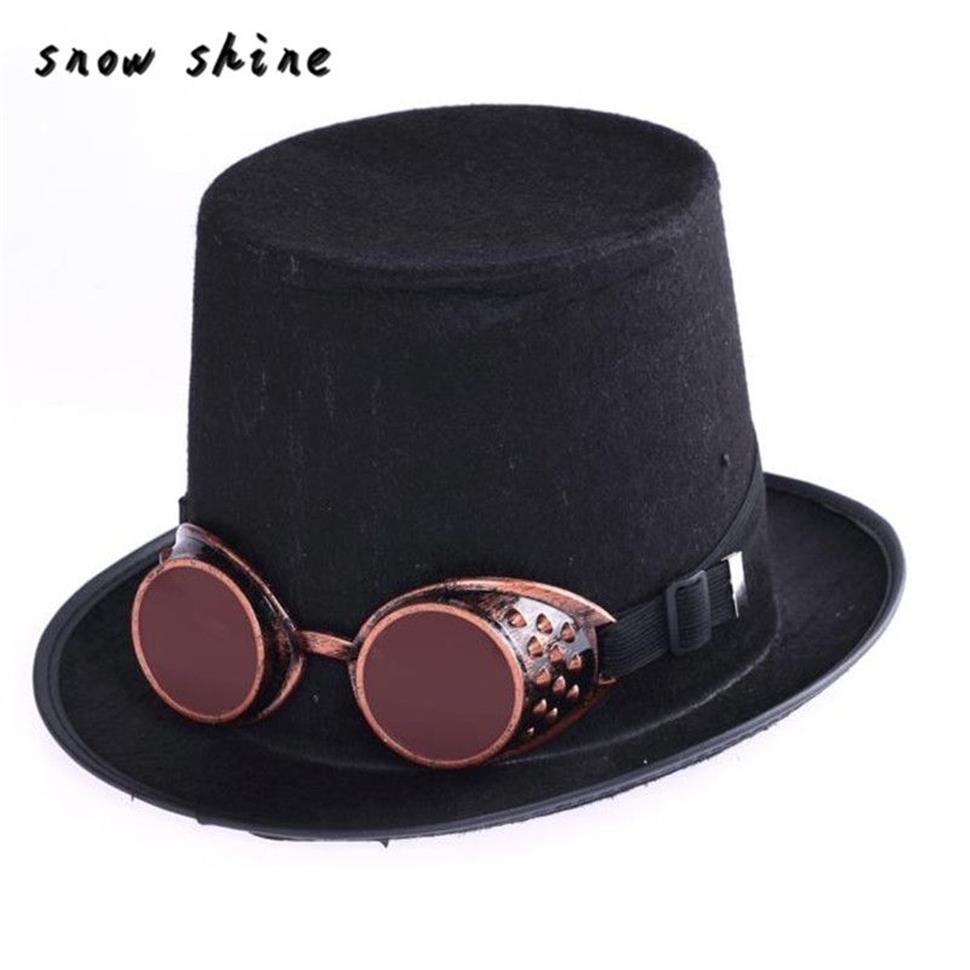 Whole- snowshine #3001xin Vintage Style Steampunk Goggles Welding Punk Glasses Cosplay 208y