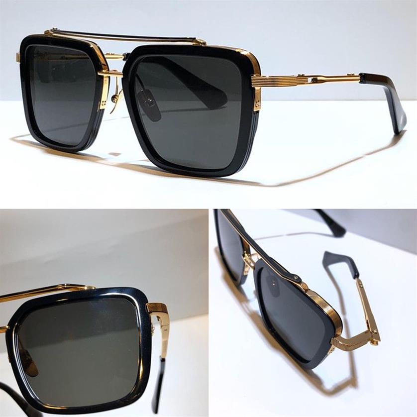 Nuovi sette occhiali da sole uomo Top Metal Vintage Fashion Style Square Squadra Protezione esterni UV 400 Eyewear lenti con custodia venduta da312i