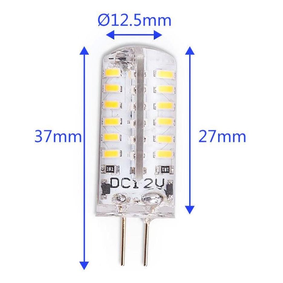 10st G4 5W LED -lätt majs glödlampa DC12V Energibesparande hemdekorationslampa HY99 glödlampor217w