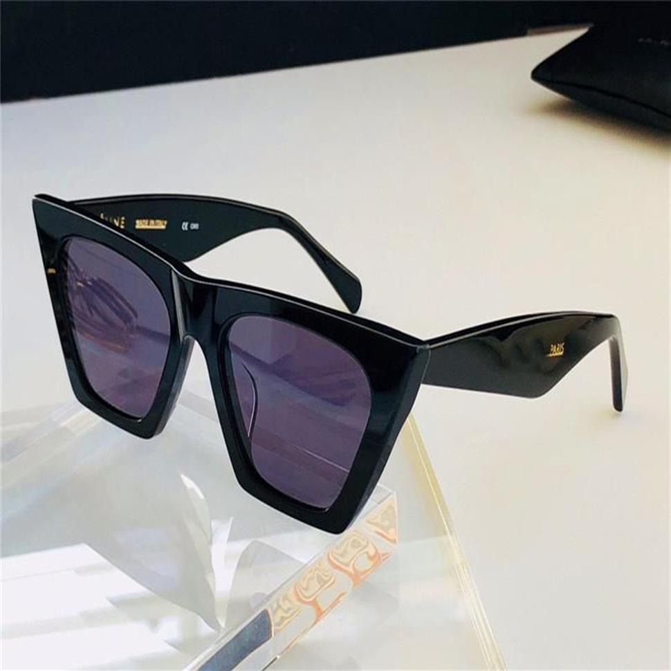 Fashion Whole Design Sunglasses 41468 Small Cat Eye Cadre de style généreux simple UV400 Protection des lunettes Top Qualité avec Case261w