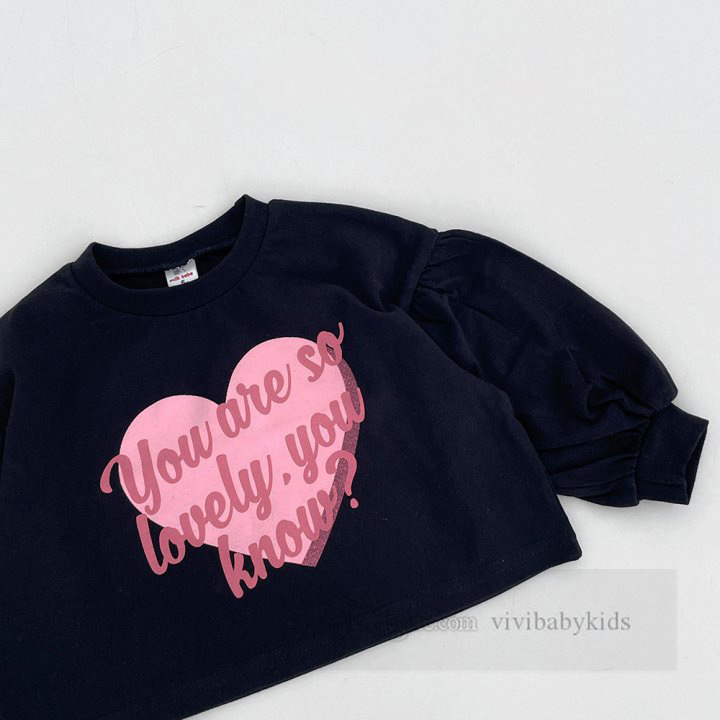 San Valentino Lettera Kids Letter Love Heart Letter Spazzata Sweet Girls Round Collar Pullover manica a sbuffo 2024 Bambini primaverili abbigliamento in cotone Z6238