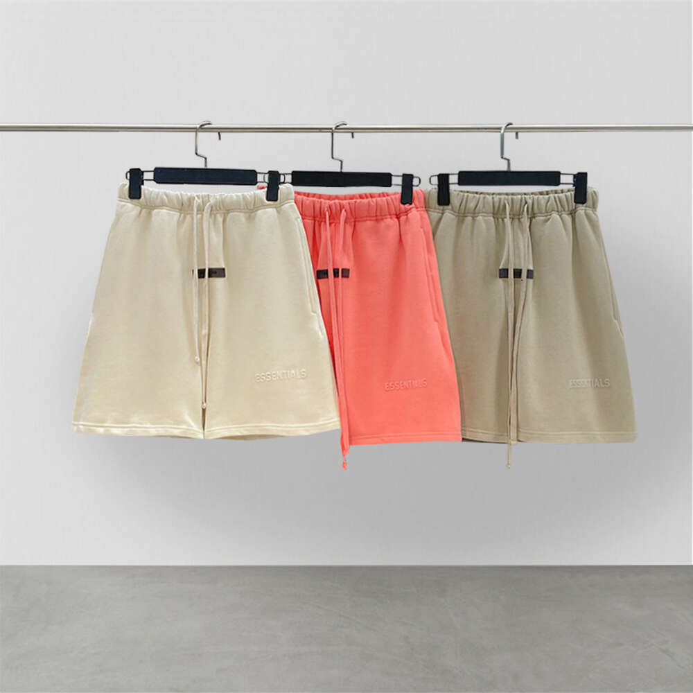 Summer Essentials Cotton Flocking Lettered Oversized High Street Hip Hop Sport Shorts for Unisex