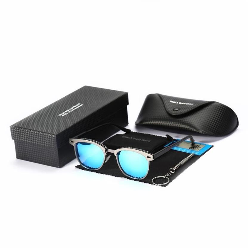 Occhiali da sole classici uomo da uomo antiriflesso da uomo leggero Smart Frame Sun With Box Birthday Gift316M