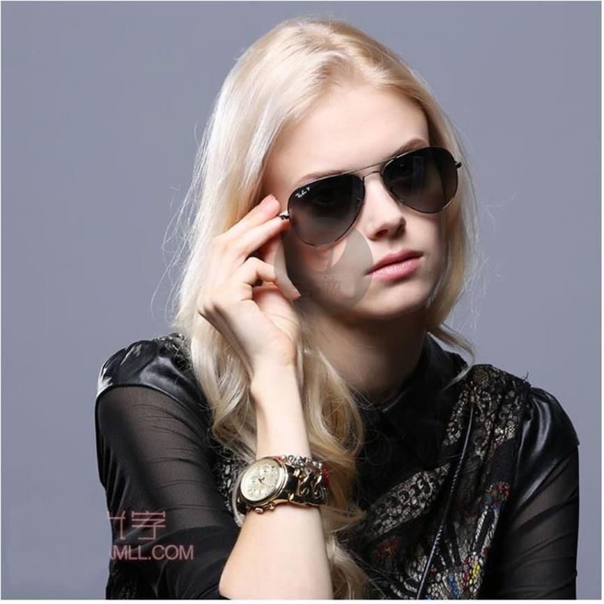 Mężczyźni Rao Baa Classic Brand Retro Women Band Sunglasses Zespoły luksusowe projektantki okulary 3025 Metal Projektanci ramy Sun szklanki Woman 32411