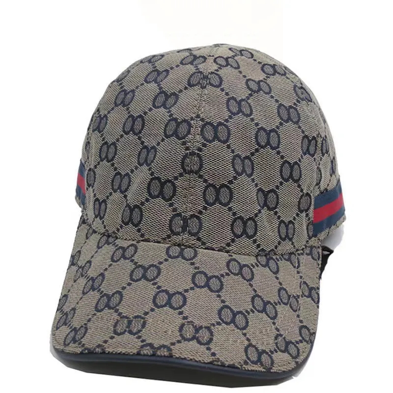 Femmes pour hommes en toile Caps de baseball Chapeaux de créateurs Chapeaux Foot Caps Fashion Fedora Lettres rayures HAPPEUR CASQUETTE CASQUETTE