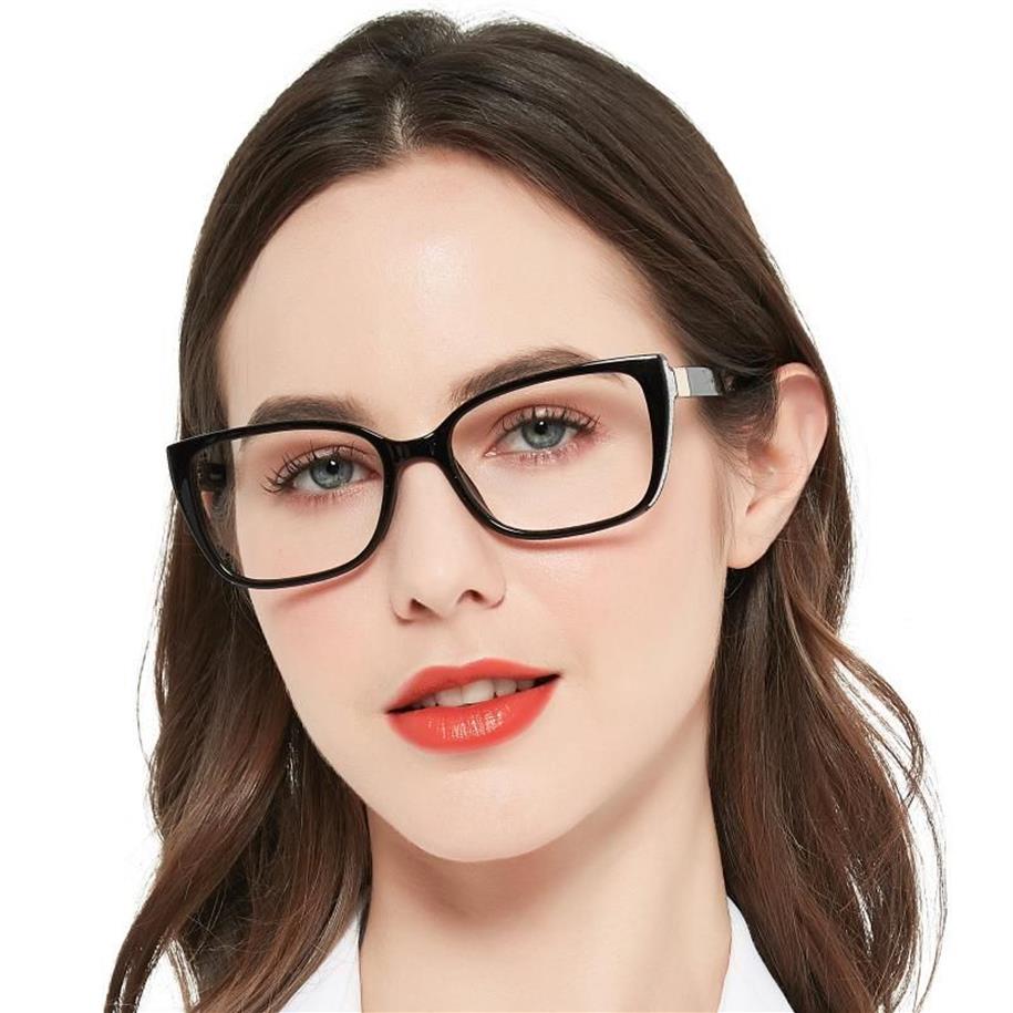 Lunettes de soleil jument Azzuro Lunettes de lecture surdimensionnées Femmes Fashion Brand Designer Cat Eye Presbyopie Eyeglass Pintter Readers 1 0 1 302Z