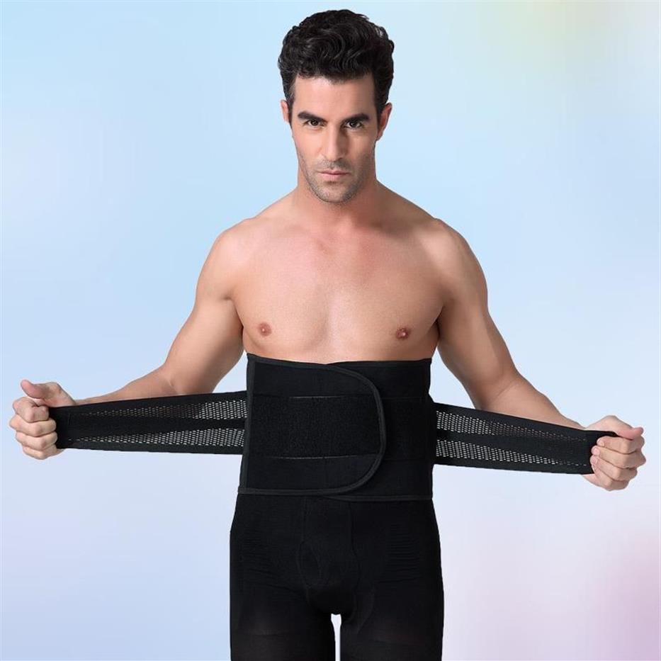 High Quality Waist Belts Men women Abdomen Fat Burning Girdle Belly Body Sculpting Shaper Corset Cummerbund Tummy BreathableBelt214n