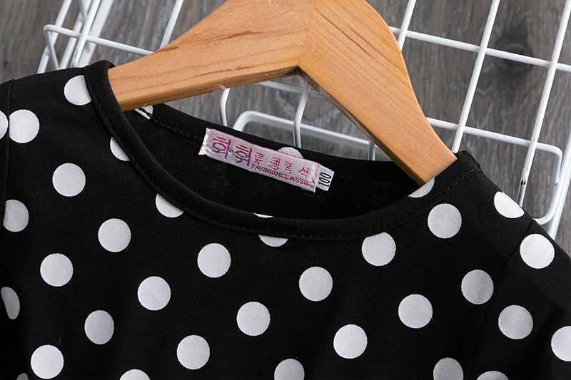 Meisjesjurken Polka-Dot Kids Princess-jurken voor meisjes lente herfst lange mouw kinderen bruiloft verjaardagsfeestje jurk 3-8 jaar babyvestidosl231222