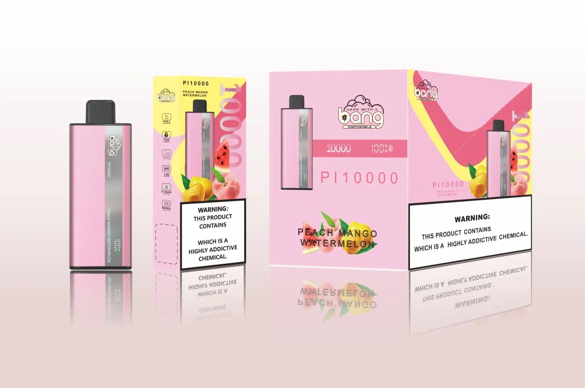 Original BANG PI10000 puffs Disposable vape pen 10k puff vapes 0% 2% 3% 5% Level 15ml prefilled cartridges pod 500 mah rechargerable battery 10 flaovrs tornado 9k