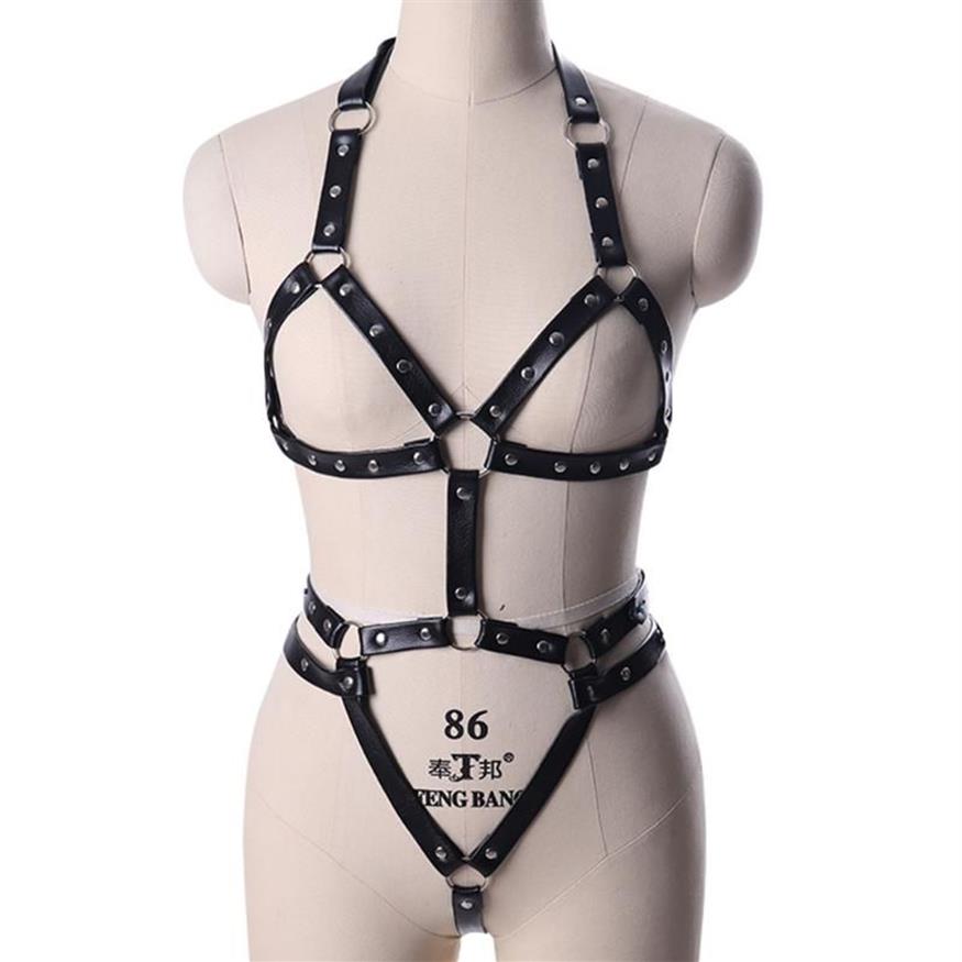 Ceintures bdsm réglable fait à la main bandage poitrine sexy harnais femmes bracele