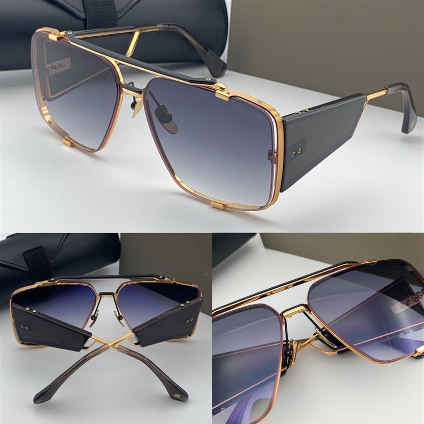 Design Men Solglasögon 136 Retro Eyewear Fashion Style Square Frame Big Len UV 400 Lens Pop Outdoor Glasses3132