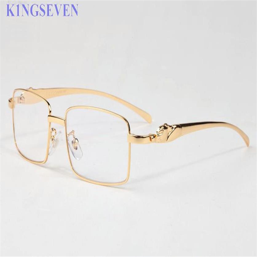 Lunettes de soleil pour hommes de qualité supérieure pour hommes Clear Full Semi Rimless Lunets ATTÉRES GOLD Silver Leopard Metal Alloy Cadre Femmes Sungasse247J