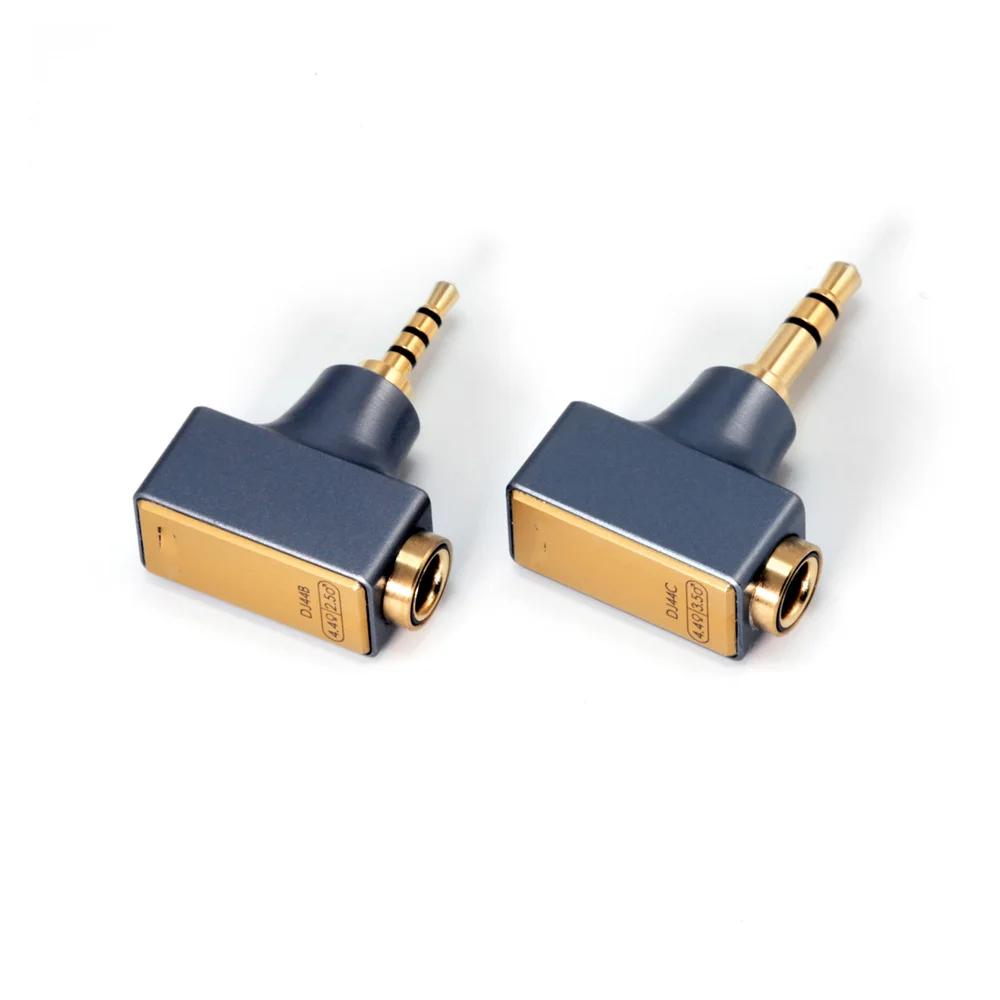 Accessories Wearresistant Adapter Plug DJ44B/ DJ44C 4.4 Balance Female To 2.5/ 3.5 mm Male for Player Headphone Spare Parts