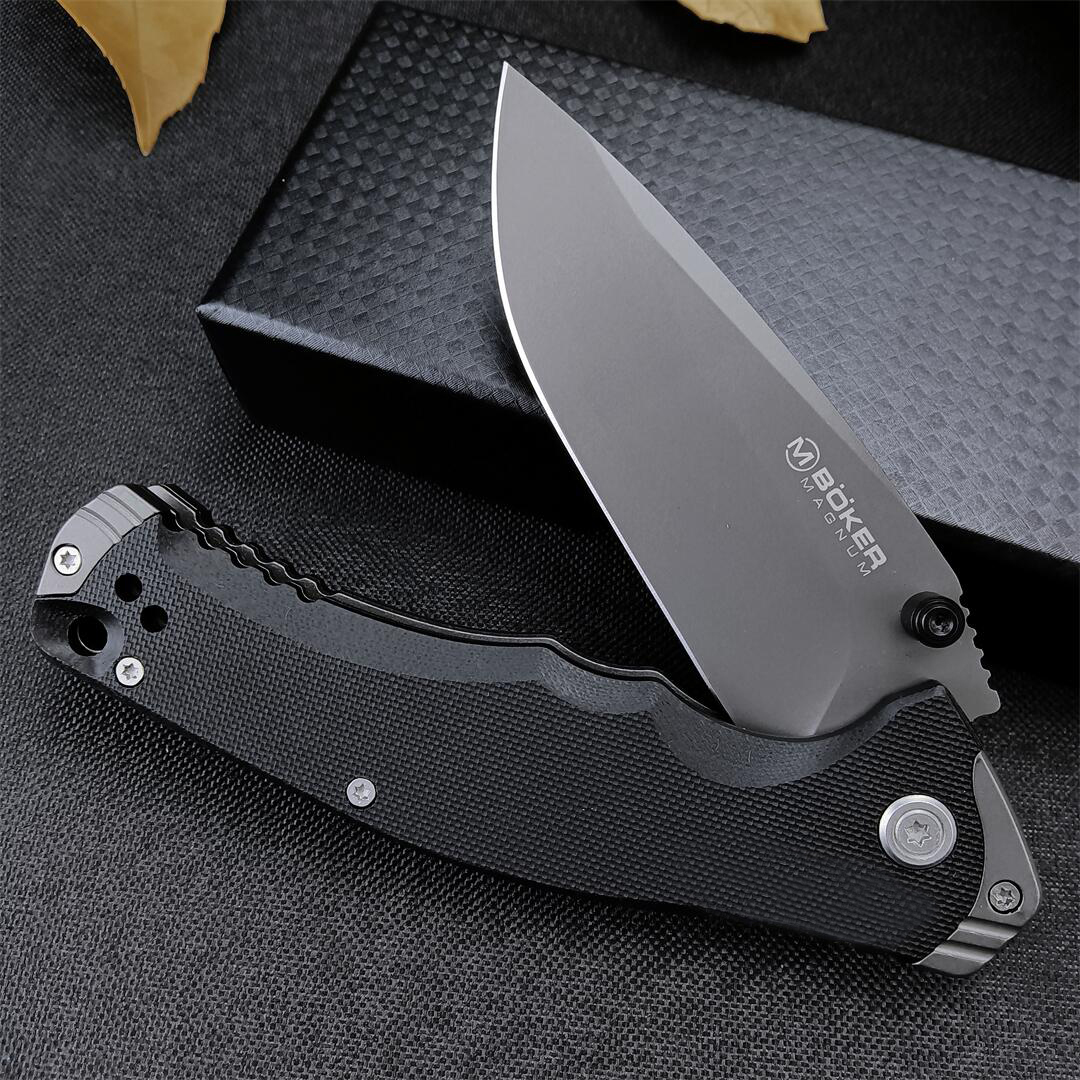 Protech Boker Plus Tactical Folding Knife Outdoor Camping Hunting Survival Pocketutility EDC Tools G10ハンドル地平線ナイフ