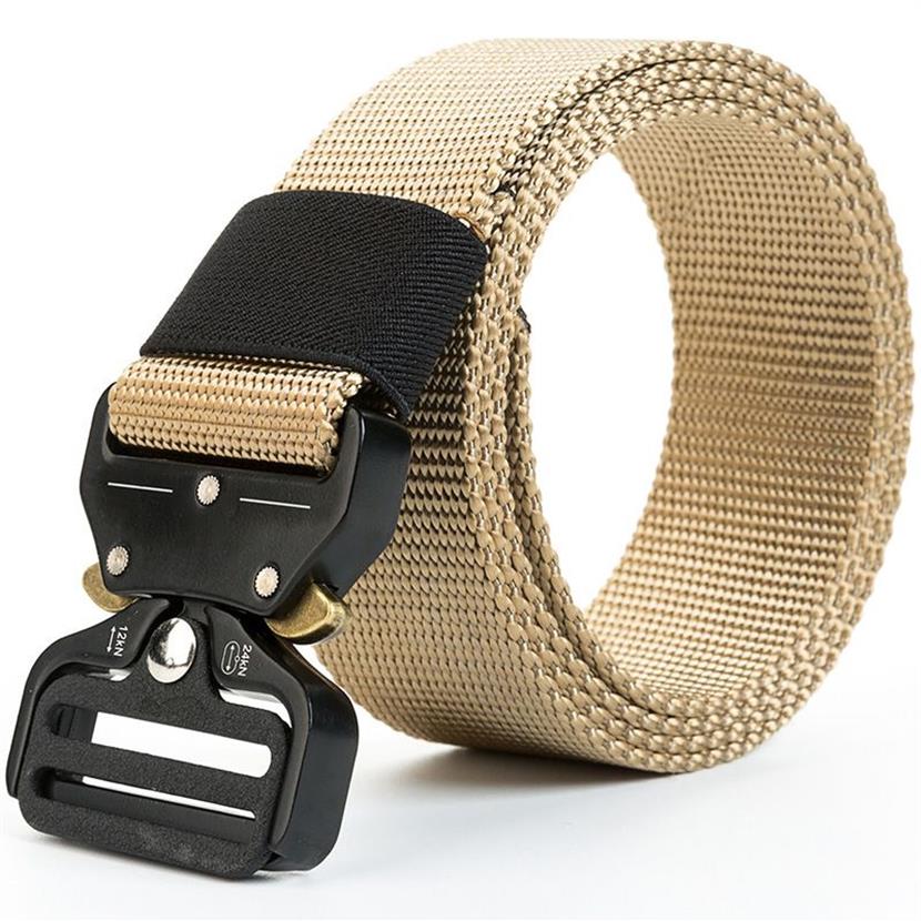 Ceinture en nylon tactique hommes Swat Combat MOLLE BOURNES ARMEL METAL MECHEE Équipement de survie