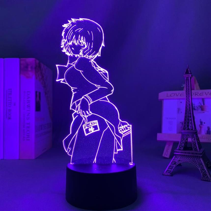 Night Lights Mysterious Girlfriend X Urabe Led Light For Kid Bedroom Decoration Birthday Gift Room Desk Acrylic 3d Lamp212W