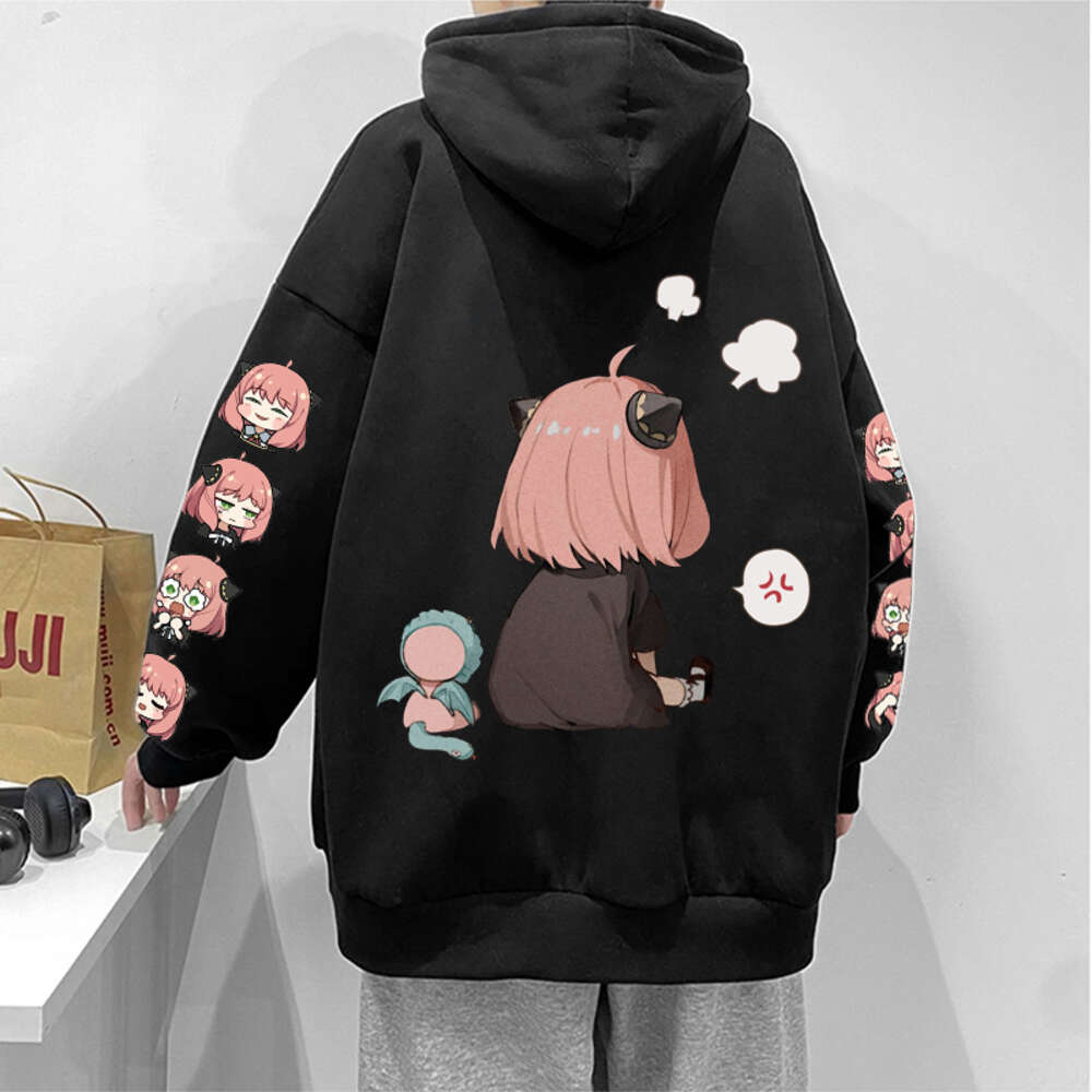 Sıcak satış anime casus x aile hoodies çocukları haruku chimera kazak kawaii anya baskılı sweatshirt sıradan kızlar giyim