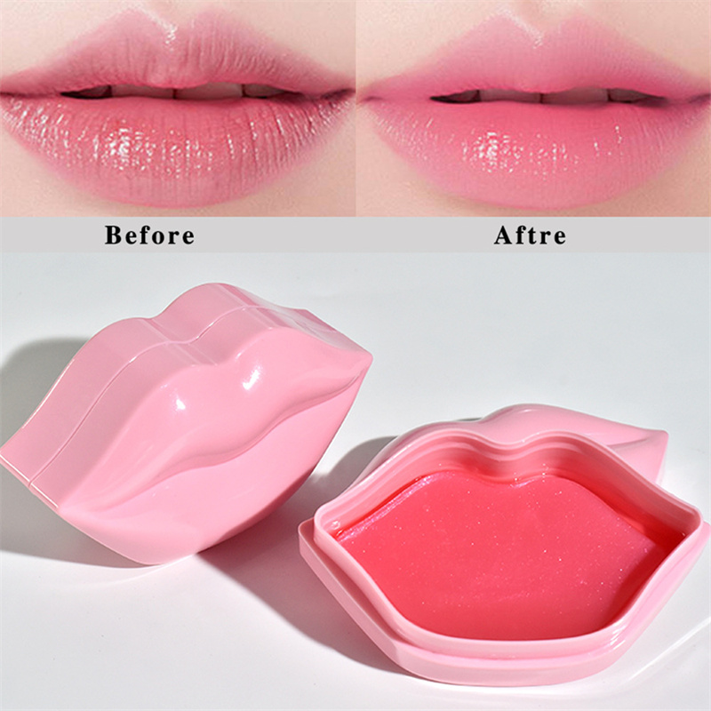 Hydraterende liptherapiemasker repareren scheuren lippatches voedende lipmaskers