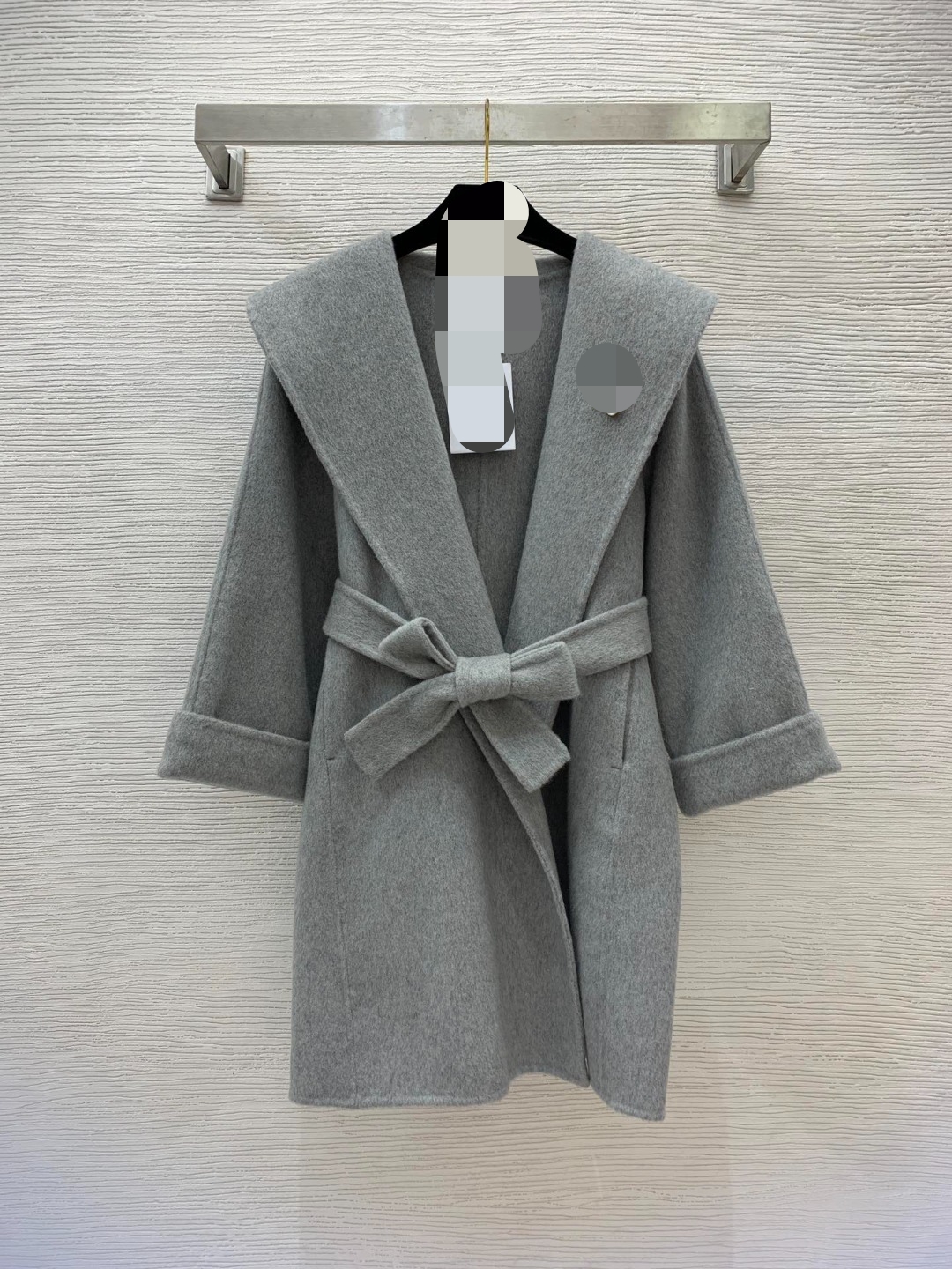 1217 XL 2024 Milan Runway Coat Spring Märke samma stil kappa lapel hals högkvalitativ långärmad kvinnor kläder weinishg23111196