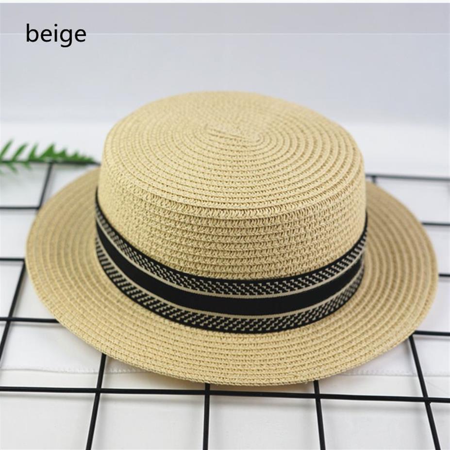 Letra de designer de luxo da moda redonda redonda de palha de palha chapéu de praia lady boater sun taps panamra straw fedora feminino bucket h301d