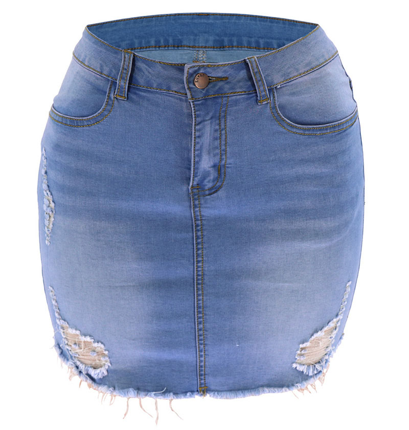 Frauen Kurze Denim Rock Casual Quasten Ripped Distressed Sexy Elastische Mittlere taille jeans Shorts Röcke Weibliche Kostenloser Versand