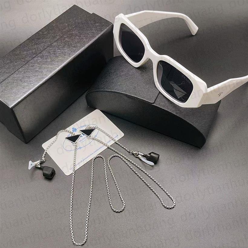 Модные солнцезащитные очки геометрический дизайн P Mens Sun Glasses Черные летние очки пляж Прямоугольник солнце