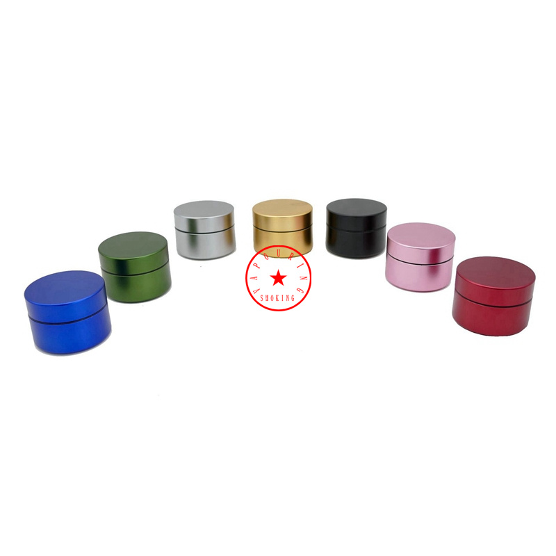 Latest Smoking Colorful Aluminium Alloy Bottle Dry Herb Tobacco Spice Miller Storage Box Stash Case Portable Innovative Seal Jars Tank Container DHL