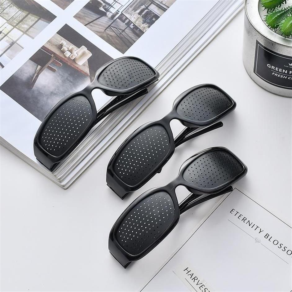 Sunglasses Vision Care Pin Hole Men Women Anti-myopia Pinhole Glasses Eye Exercise Improve Eyesight Natural Healing GogglesSunglas301B