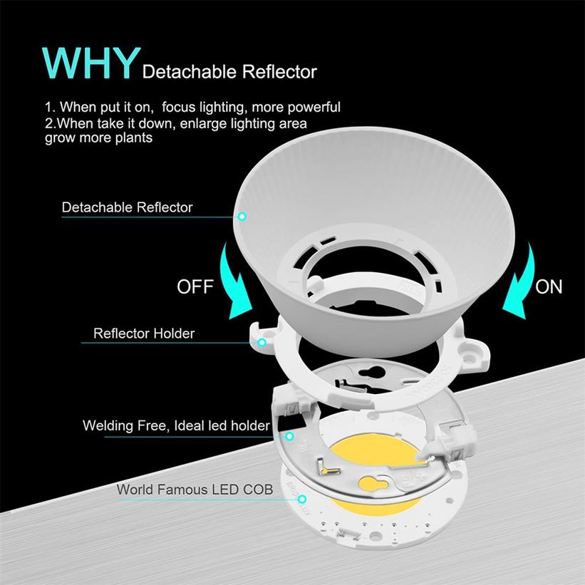 Dimmable Cree CXB3590 300W COB LED RORE Light Full Spectrum Vero29 LED Lampa LED LAMPA WHLE WHLE WNPRUMATNIKA 170Z