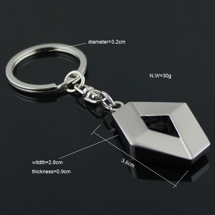 fashion metal car logo renault car logo keychain llaveros voiture de haute qualité chaveiro clés de clés innovant portachiavi2317