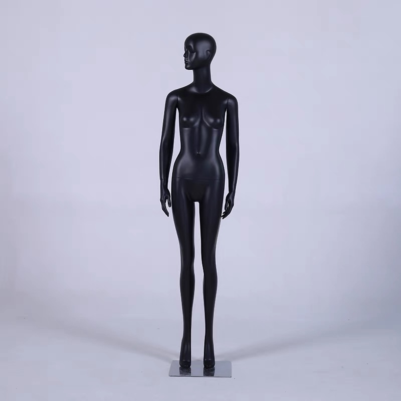 Хороший из стекловолокна Women Black Mannequin черный модель