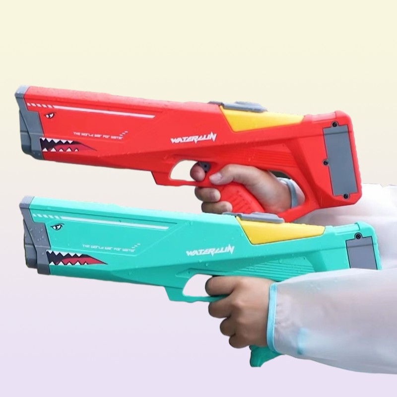 Electric Gun HighTech Children039s Toys Beach Swimming Pool Outdoor Large Electric Water Gun Burst Summer 2207182552936