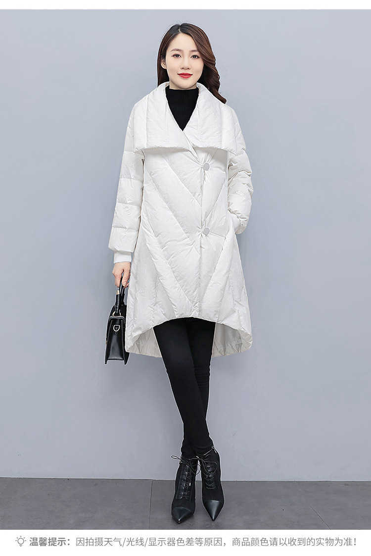 Frauenjacken modische verdickte und warme mittlere Länge Down -Baumwolle für Winter Neuankömmling Kleidung koreanische Version lose und schlank für